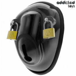ADDICTED TOYS LOCKED - KEYLESS RESTRAINT PENIS CAGE 11.5 CM 2