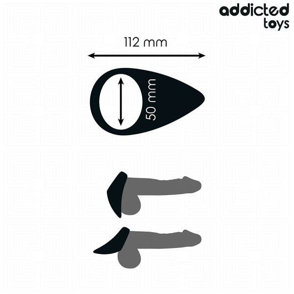 Addicted Toys - Tear Shaped Penis Ring - Sex Toys Ireland Addicted Toys - Tear Shaped Penis Ring - Sex Toys Ireland