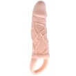 BAILE – PENIS EXTENDER SHEATH WITH VIBRATION AND STRAP FOR TESTICLES 13.5 CM