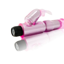 BAILE - VIBRATOR WITH ADJUSTABLE PINK STIMULATOR 2