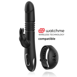BLACK&SILVER - KENJI STIMULATING VIBE COMPATIBLE WITH WATCHME WIRELESS TECHNOLOGY 2