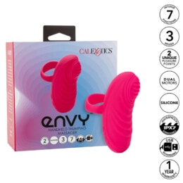 CALEXOTICS - ENVY HANDHELD ROLLING BALL MASSAGER 7 VIBRATIONS PINK 2
