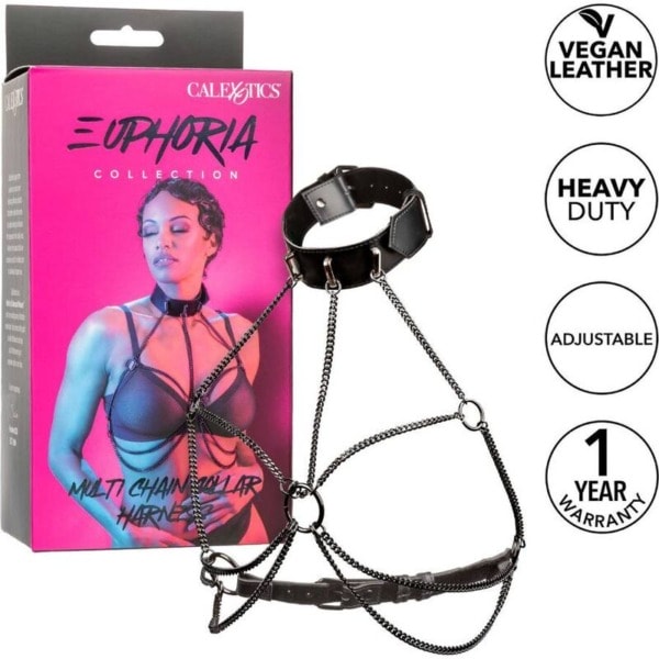 CALEXOTICS - EUPHORIA MULTI CHAIN COLLAR HARNESS 2