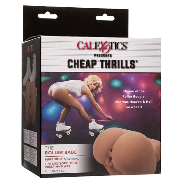CALEXOTICS - THE ROLLER BABE DOUBLE REALISTIC MASTURBATOR FLESH 9