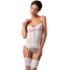 CASMIR - MARCELLE PICARDIA WHITE WITH GARTER AND THONG BY CASMIR L/XL