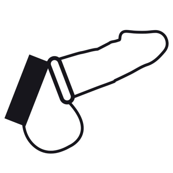 DARKNESS - METAL RING FOR THE PENIS AND TESTICLES 4