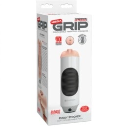 EXTREME TOYZ - PIPEDREAM MEGA GRIP VAGINA MASTURBATOR VIBRATOR 2