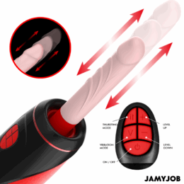 JAMYJOB - PYSTON BASE AUTOMATIC MASTURBATOR WITH REMOTE CONTROL DILDO 2