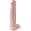KING COCK – REALISTIC PENIS WITH BALLS 34.2 CM LIGHT