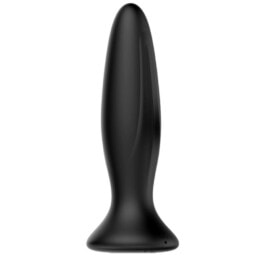 MR PLAY - RECHARGEABLE BLACK VIBRATOR ANAL PLUG 2