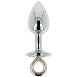 OHMAMA FETISH METAL BUTT PLUG WITH RING 2