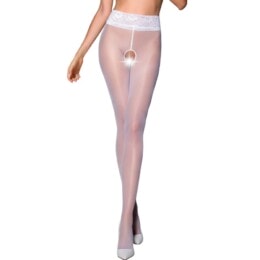 PASSION - TIOPEN 008 WHITE TIGHTS 1/2 30 DEN 2