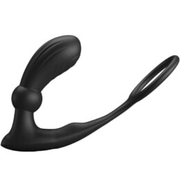 PRETTY LOVE - WARREN BLACK ANAL RING & VIBRATOR 2