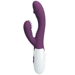 PRETTY LOVE - BUTTERFLY KISS RABBIT VIBRATOR & G-SPOT STIMULATOR PURPLE 2