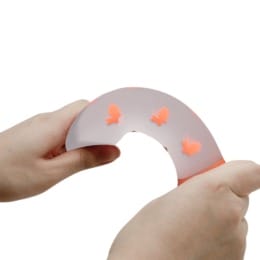 PRETTY LOVE - MAGICAL NIGHTFALL DILDO WITHOUT VIBRATION LUMINOUS ORANGE 2