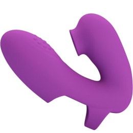 PRETTY LOVE - ATHENA FINGER VIBRATOR WITH CLITORIS STIMULATOR PURPLE 2
