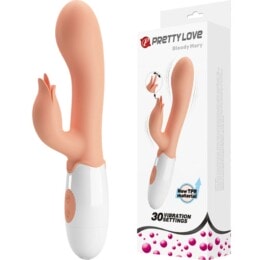 PRETTY LOVE - BLOODY MARY VIBRATOR WITH STIMULATOR 2