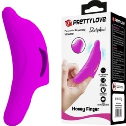 PRETTY LOVE - DELPHINI POWERFUL PURPLE FINGER STIMULATOR 2