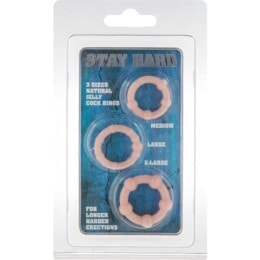SEVEN CREATIONS - SET OF THREE SKIN PENIS RINGS 2