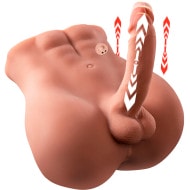 XISE - BERTLETT DILDO ASS REALISTIC DILDO AND ANUS MASTURBATOR FRONT POSITION WITH THRUSTING 18 CM