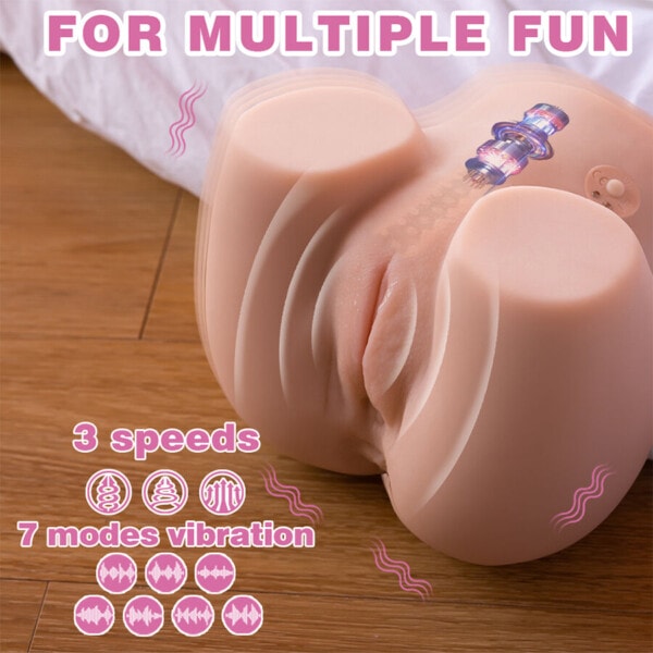 XISE - CONNIE BACK MASTURBATOR VAGINA AND ANUS REALISTIC MULTIPOSITION WITH VIBRATION 4
