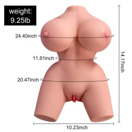 XISE - FRIEDA REALISTIC FEMALE TORSO WITH VIBRATION 36 CM 2