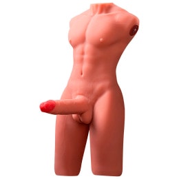 XISE - JASON HALF BODY REALISTIC MALE TORSO WITH THRUSTING AND VIBRATION 55 CM 2